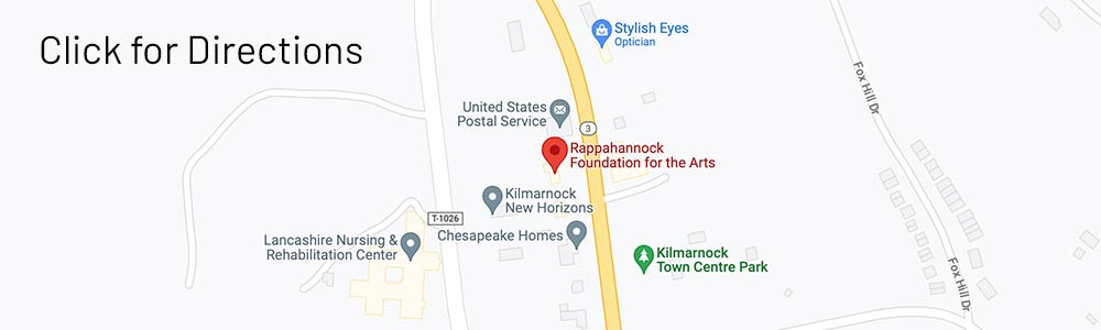 map to rappahannock foundation for the arts