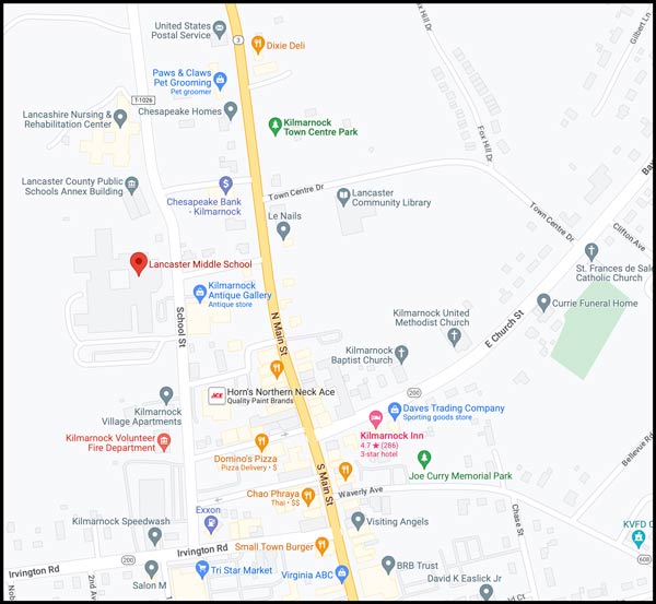 Directions to Lancaster Elementary School